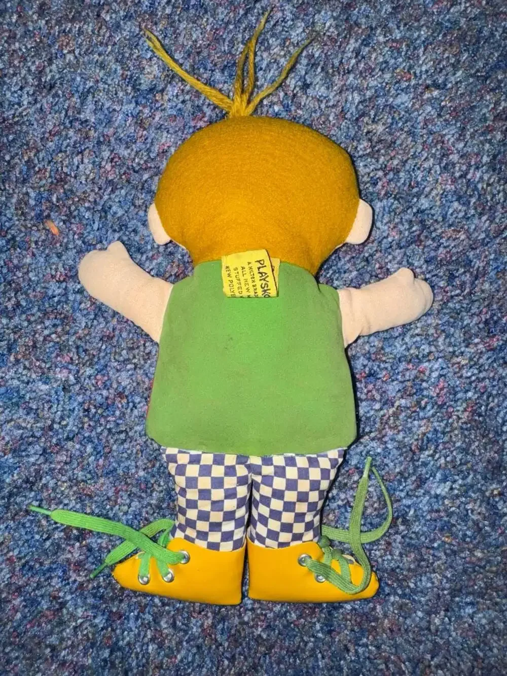 Vintage 1970 Playskool Dapper Dan Teaching Doll